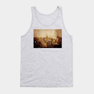 Vintage skyline of Manhattan Tank Top